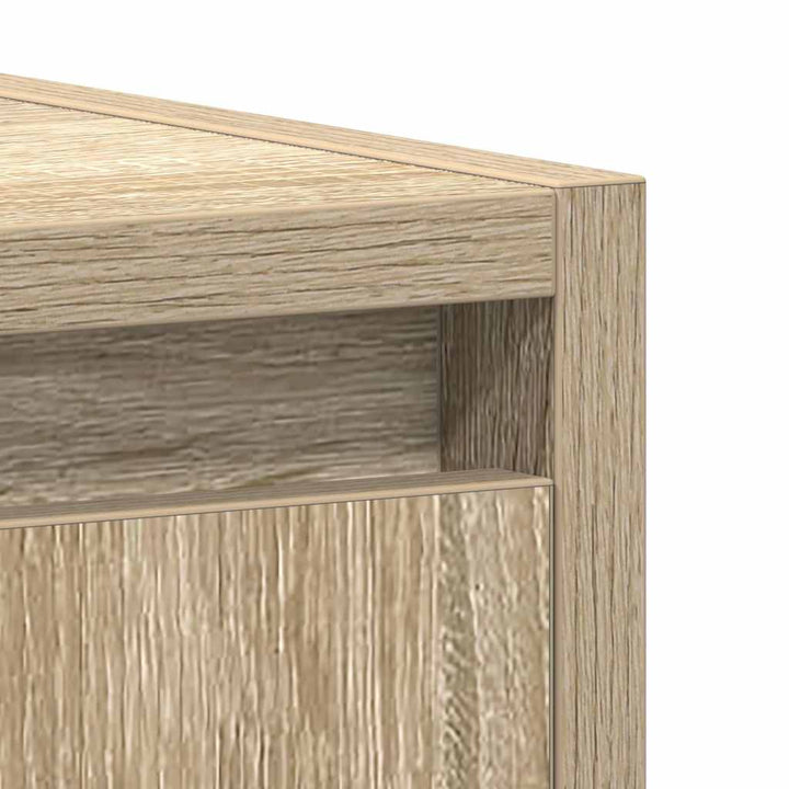 badeværelsesskab 60x33x61 cm konstrueret træ sonoma-eg