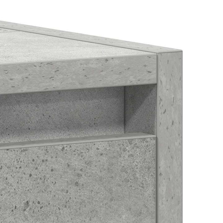 badeværelsesskab 60x33x61 cm konstrueret træ betongrå