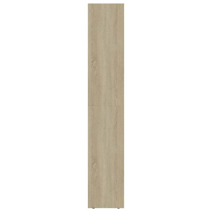 bogreol 36x30x171 cm konstrueret træ sonoma-eg