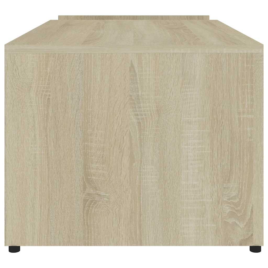 sofabord 90x45x35 cm konstrueret træ sonoma-eg