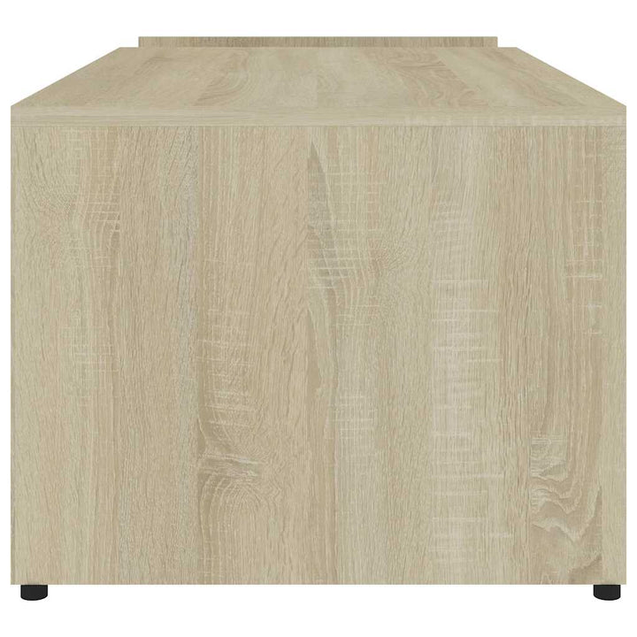 sofabord 90x45x35 cm konstrueret træ sonoma-eg