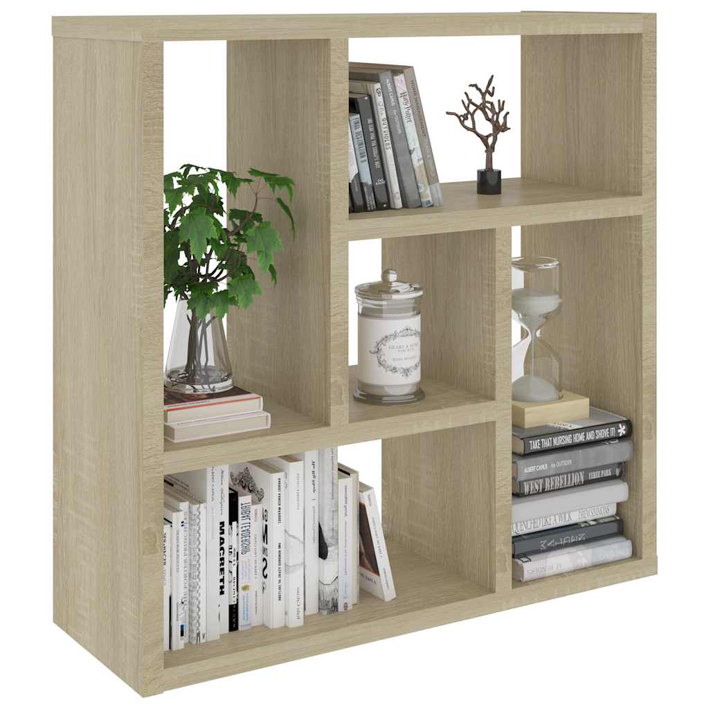 væghylde 45x16x45 cm konstrueret træ sonoma-eg