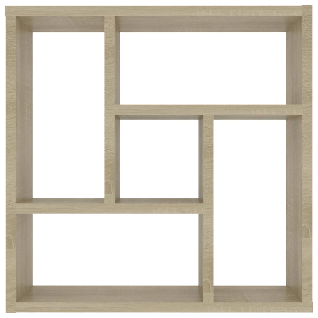 væghylde 45x16x45 cm konstrueret træ sonoma-eg