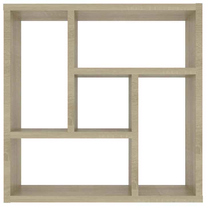 væghylde 45x16x45 cm konstrueret træ sonoma-eg
