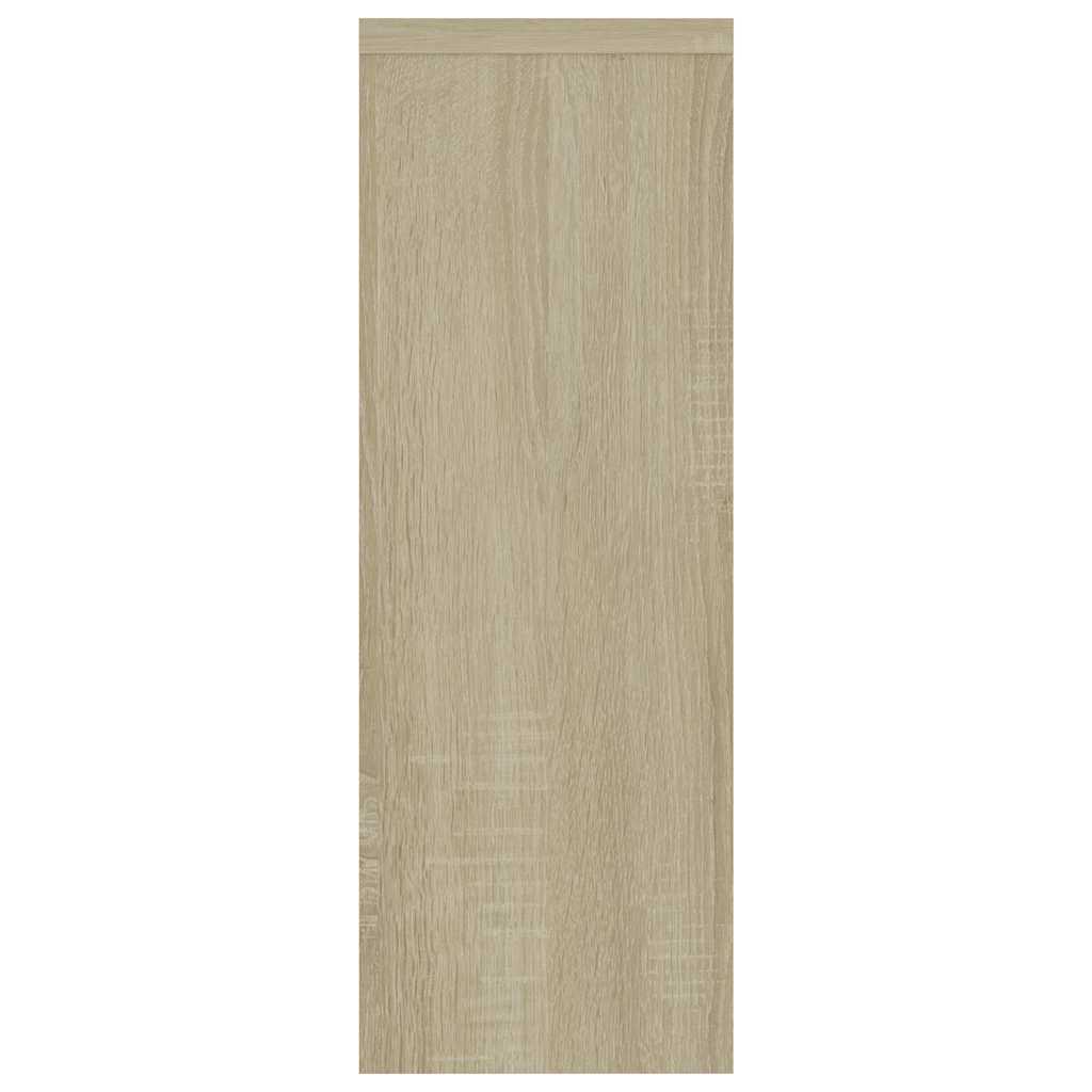 væghylde 45x16x45 cm konstrueret træ sonoma-eg
