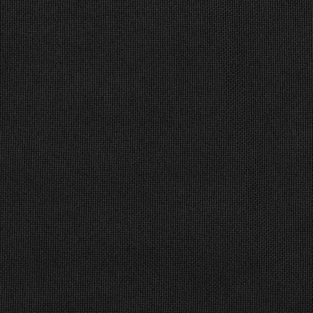 mørklægningsgardiner med øjer 2 stk. hør-look 140x175 cm sort