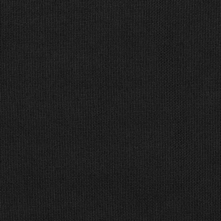 mørklægningsgardiner med øjer 2 stk. hør-look 140x175 cm sort