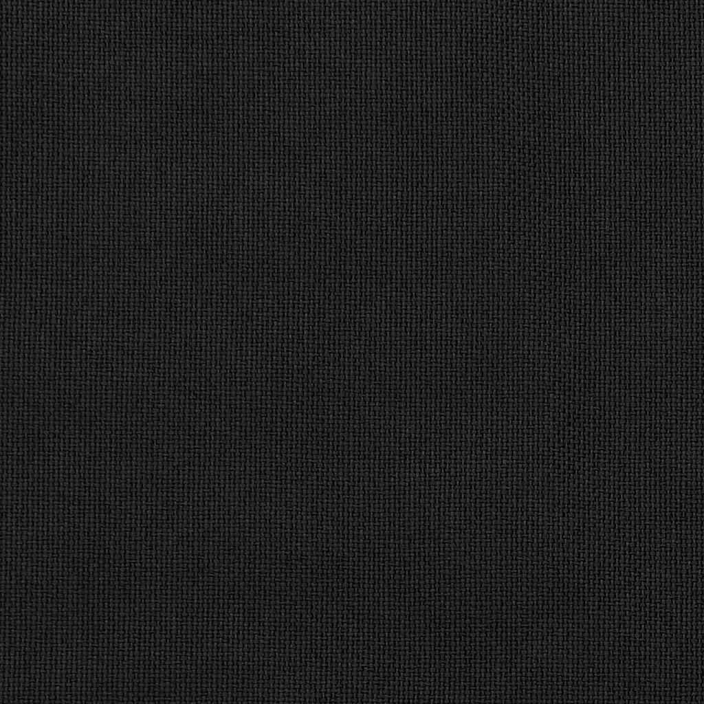 mørklægningsgardiner med øjer 2 stk. hør-look 140x225 cm sort