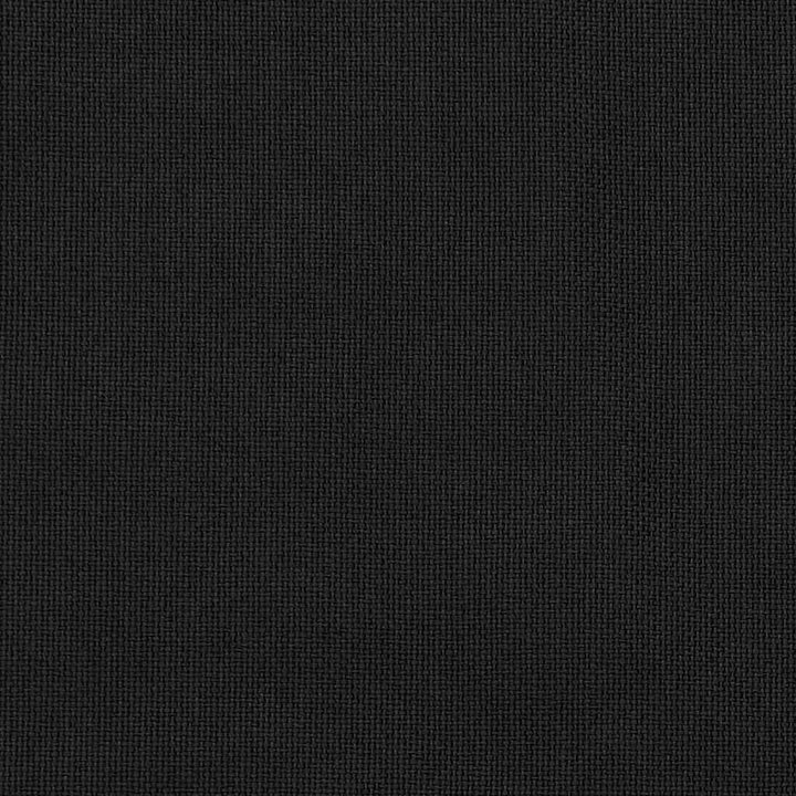 mørklægningsgardiner med øjer 2 stk. hør-look 140x225 cm sort