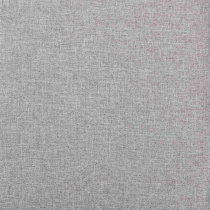 mørklægningsgardiner med øjer 2 stk. hør-look 140x175 cm grå