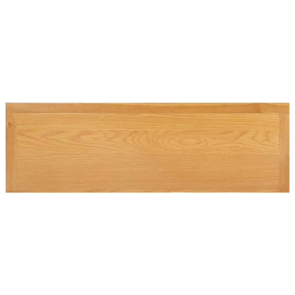 kommode 105x33,5x73 cm massivt egetræ