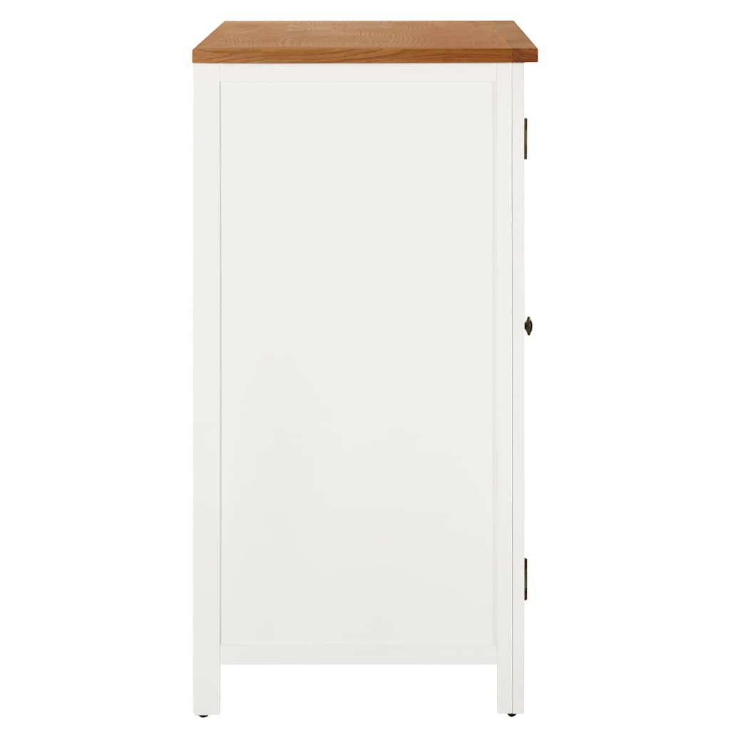 klædeskab 76x52x105 cm massivt egetræ