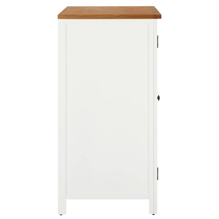 klædeskab 76x52x105 cm massivt egetræ