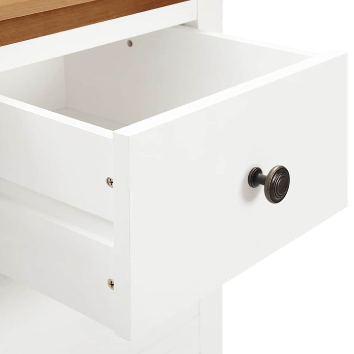 klædeskab 76x52x105 cm massivt egetræ