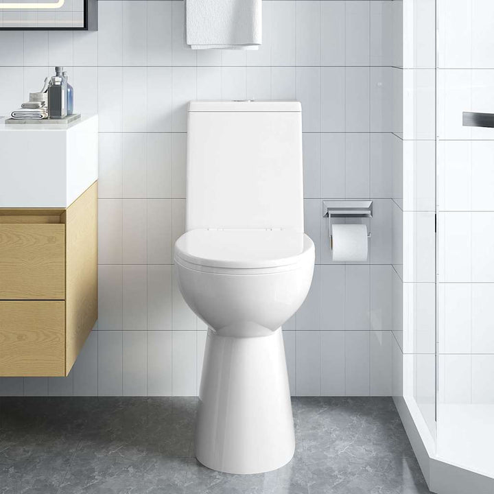 kantfrit toilet 7 cm ekstra højde soft close keramik hvid