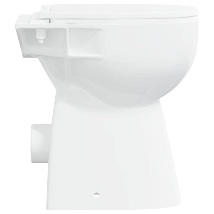 kantfrit toilet 7 cm ekstra højde soft close keramik hvid