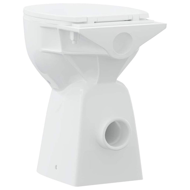 kantfrit toilet 7 cm ekstra højde soft close keramik hvid