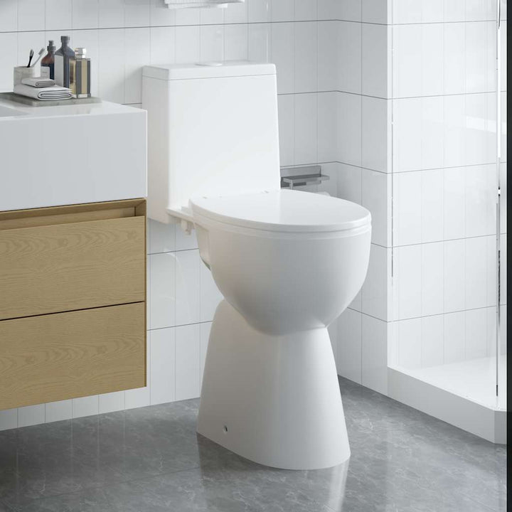 kantfrit toilet 7 cm ekstra højde soft close keramik hvid