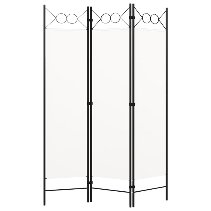 3-panels rumdeler 120 x 180 cm hvid