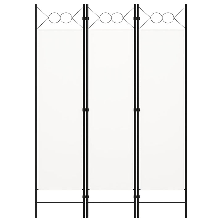 3-panels rumdeler 120 x 180 cm hvid