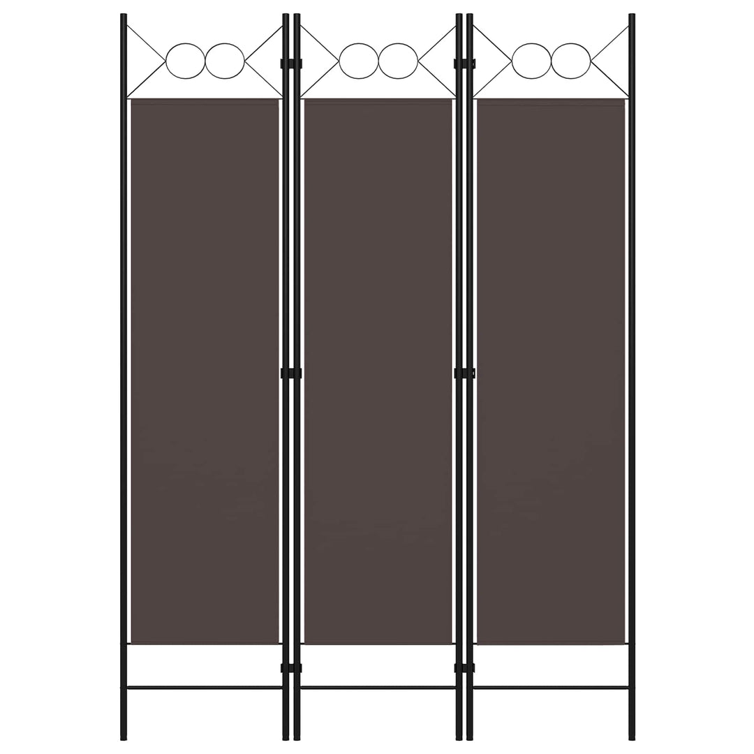 3-panels rumdeler 120x180 cm brun