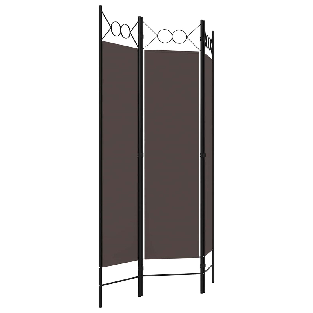 3-panels rumdeler 120x180 cm brun
