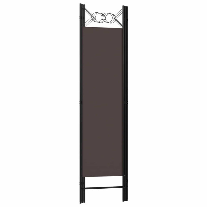 3-panels rumdeler 120x180 cm brun