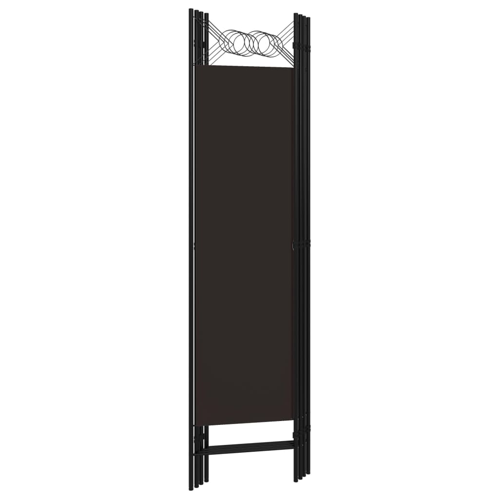 4-panels rumdeler 160x180 cm brun
