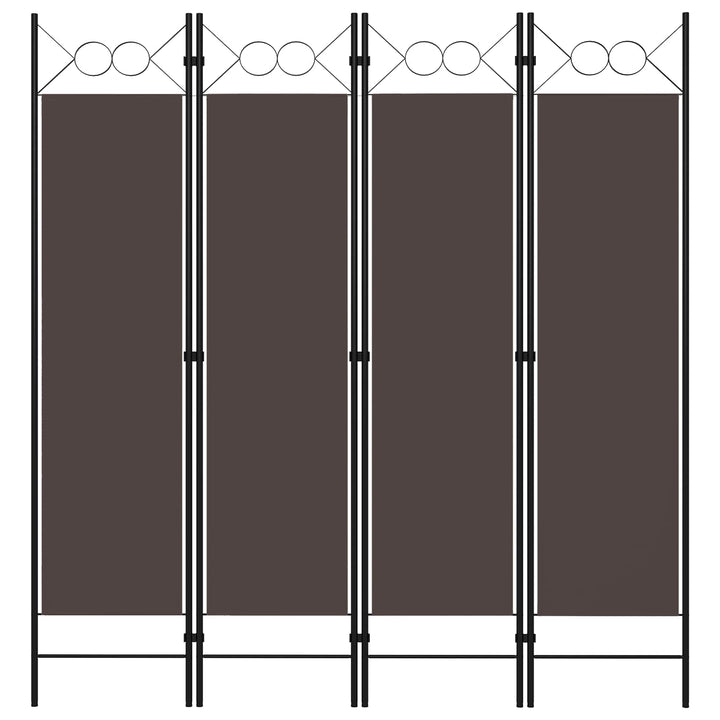 4-panels rumdeler 160x180 cm brun