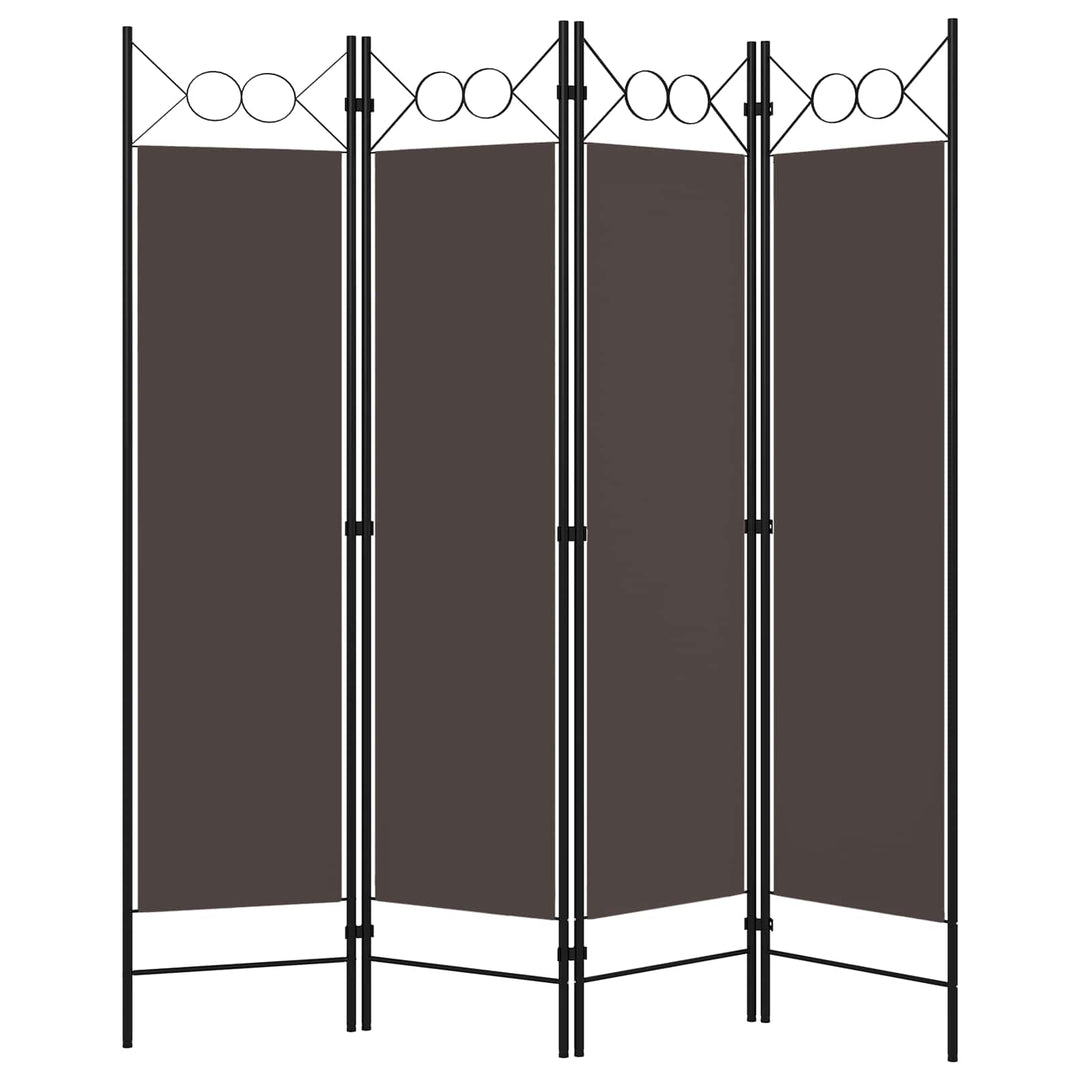 4-panels rumdeler 160x180 cm brun