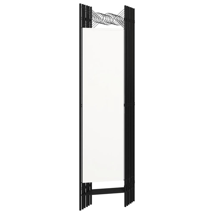 6-panels rumdeler 240 x 180 cm hvid