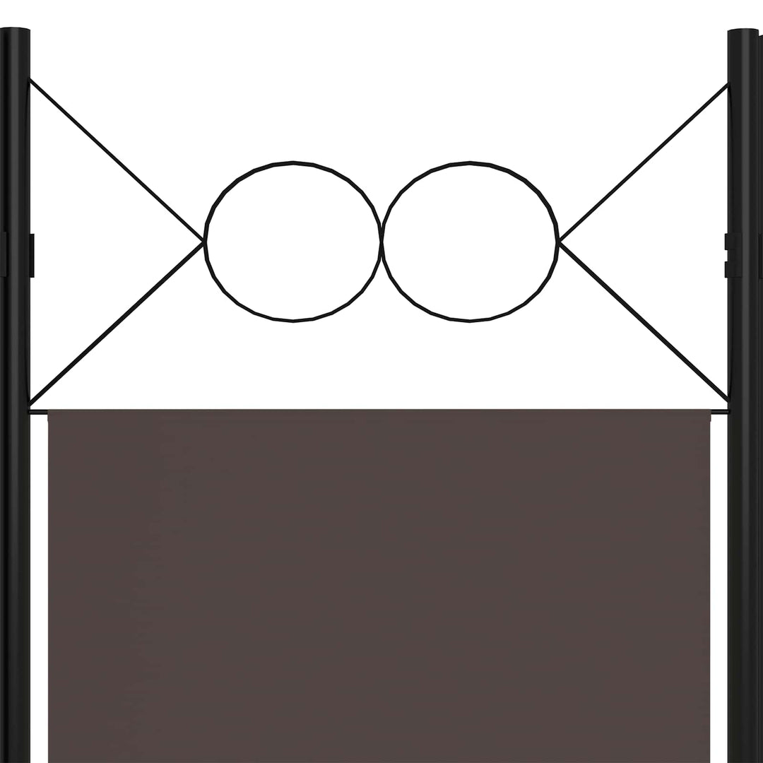 6-panels rumdeler 240x180 cm brun