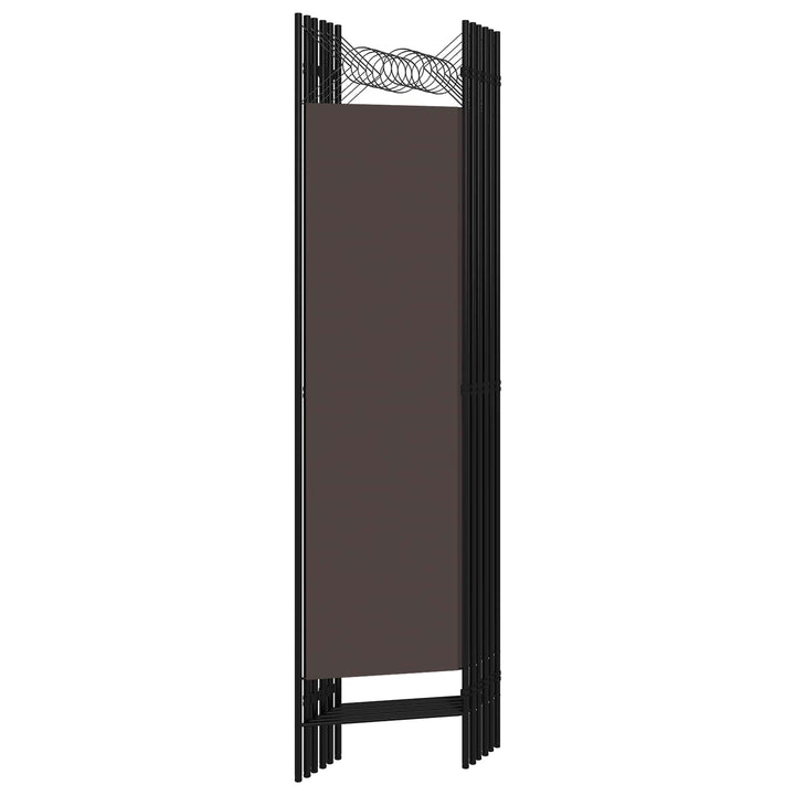 6-panels rumdeler 240x180 cm brun
