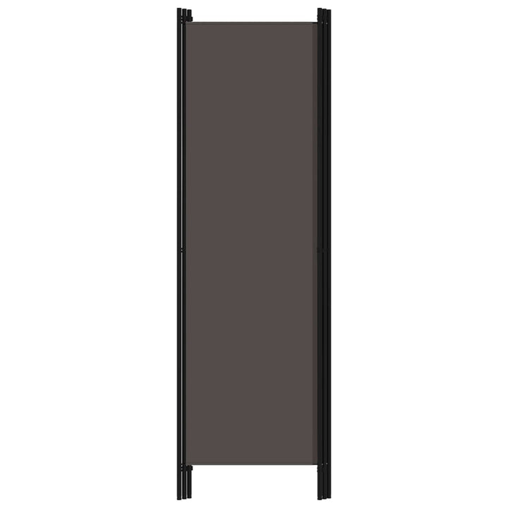 3-panels rumdeler 150 x 180 cm antracitgrå
