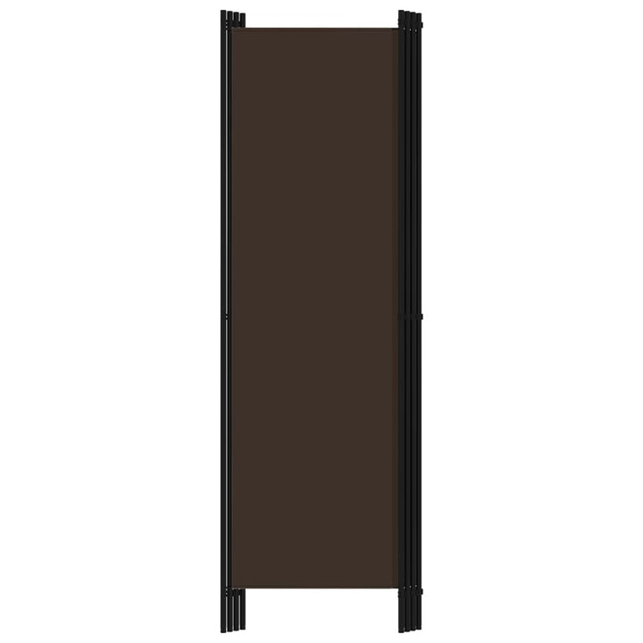 4-panels rumdeler 200 x 180 cm brun