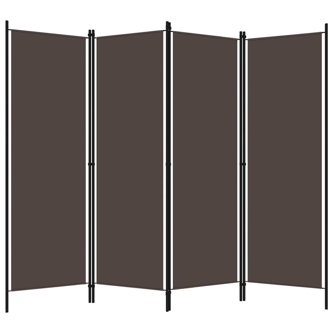 4-panels rumdeler 200 x 180 cm brun
