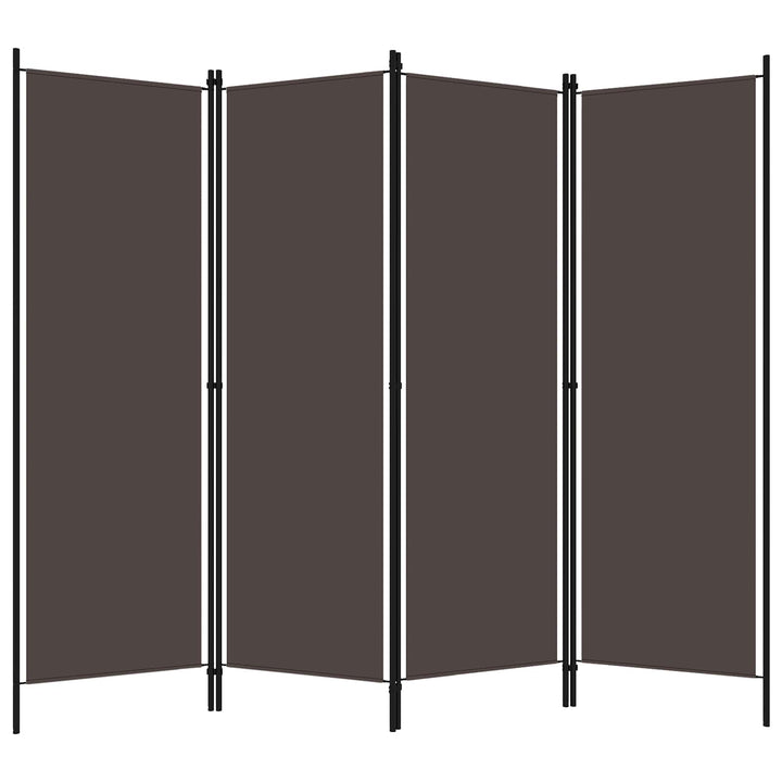 4-panels rumdeler 200 x 180 cm brun