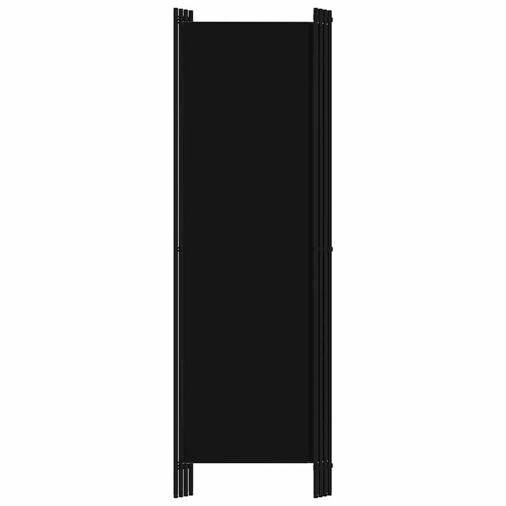 4-panels rumdeler 200 x 180 cm sort