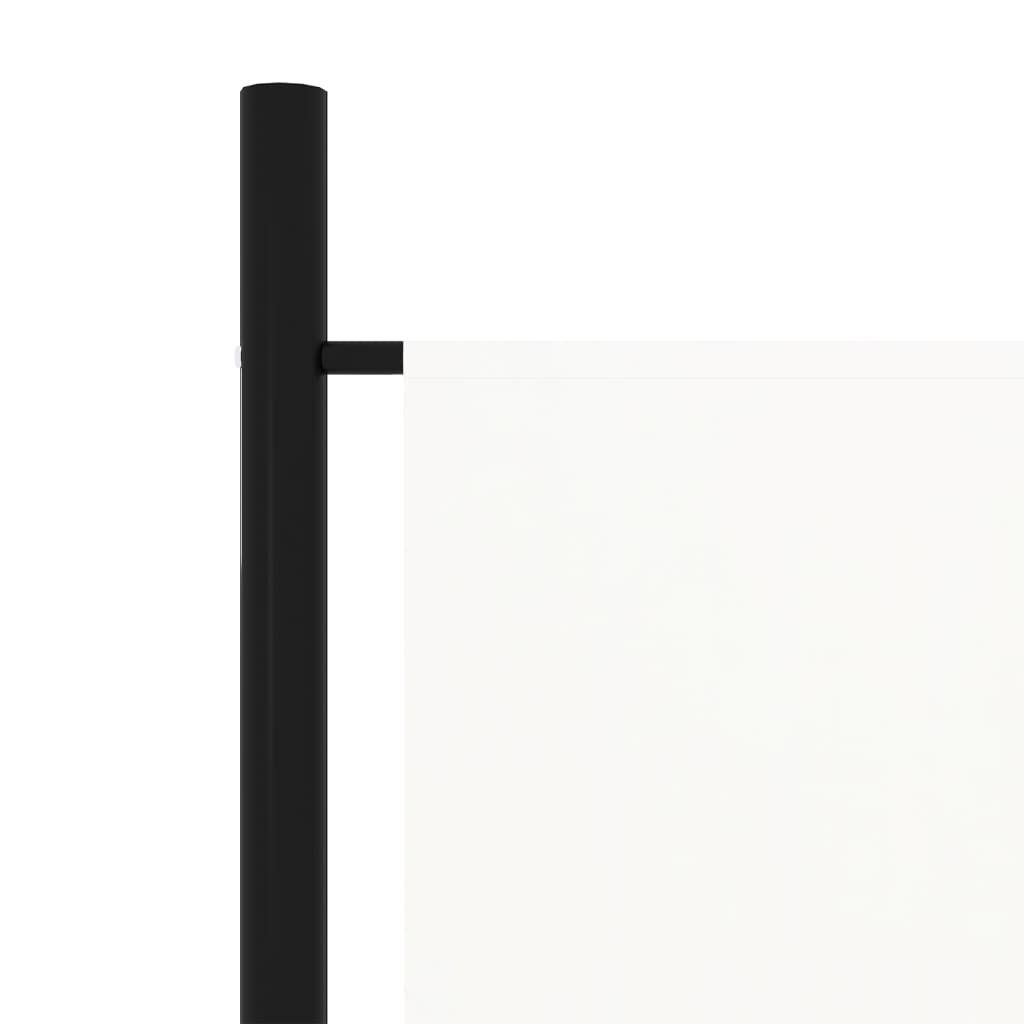 6-panels rumdeler 300 x 180 cm hvid