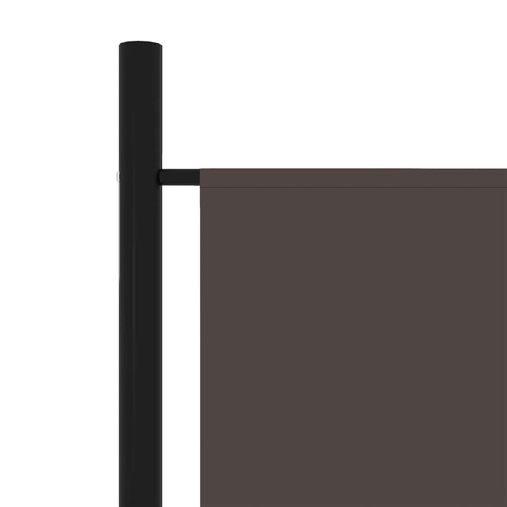 6-panels rumdeler 300 x 180 cm brun