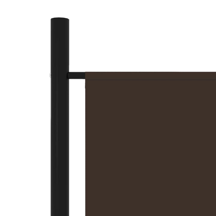 6-panels rumdeler 300 x 180 cm brun