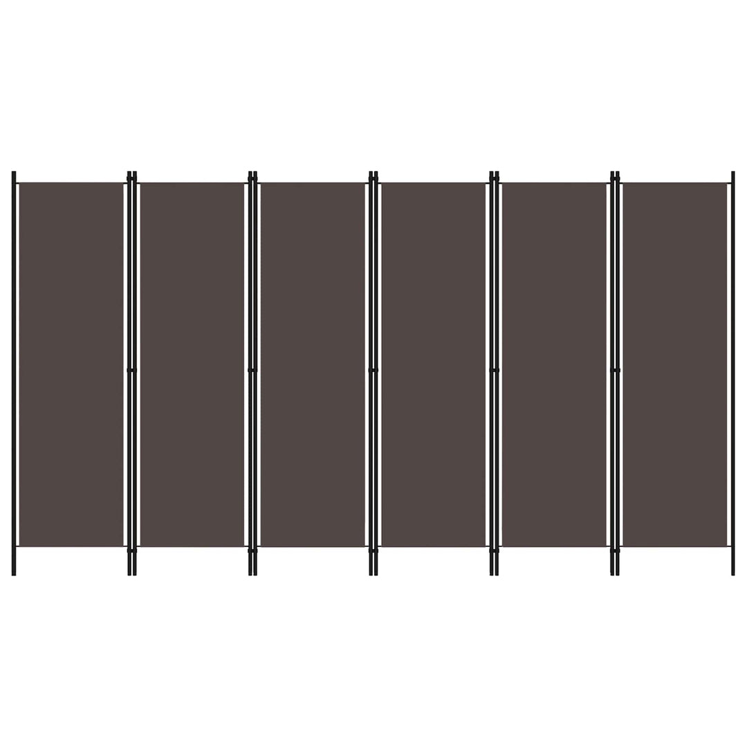 6-panels rumdeler 300 x 180 cm brun