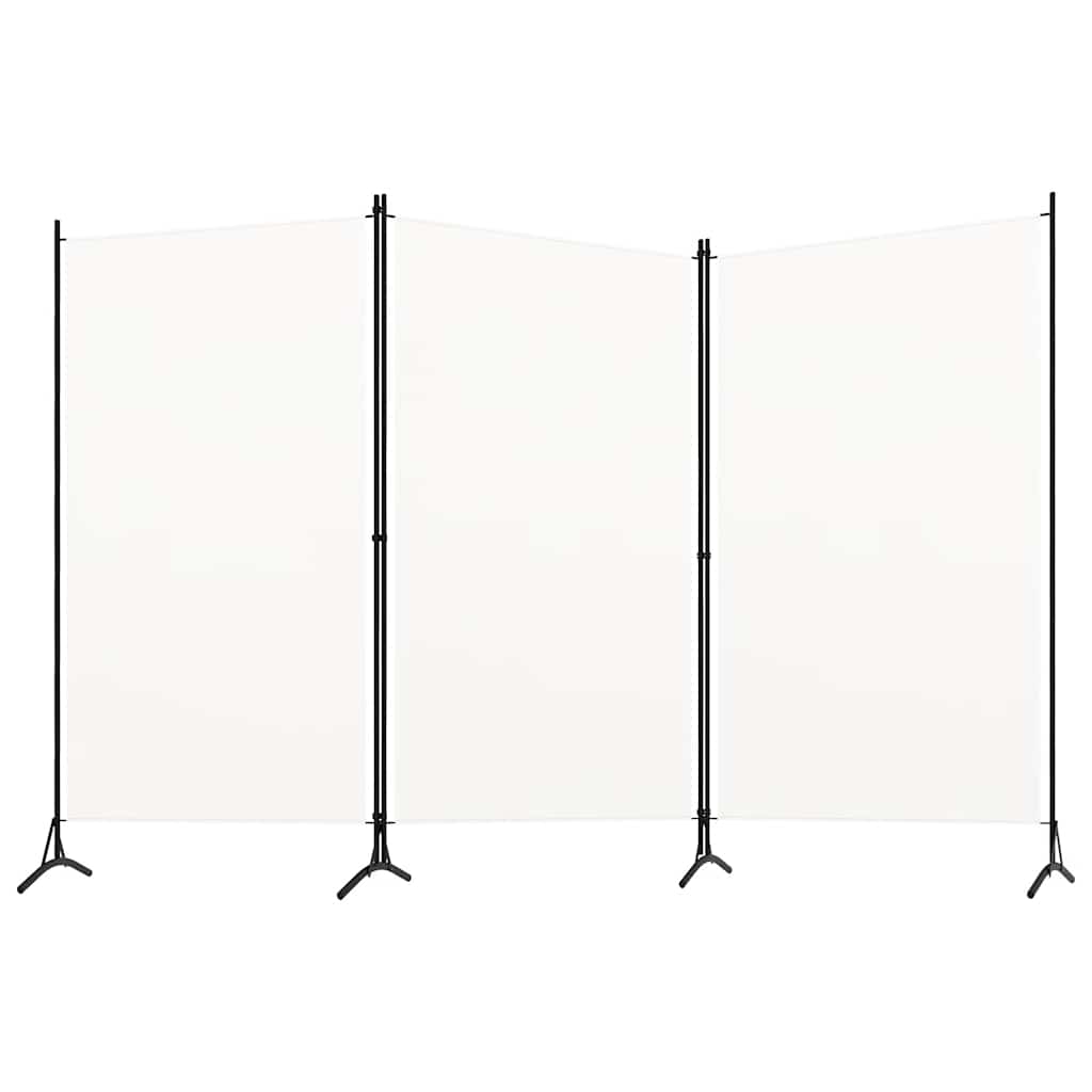 3-panels rumdeler 260x180 cm stof hvid
