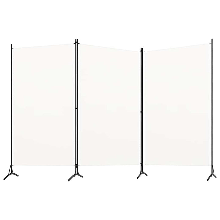 3-panels rumdeler 260x180 cm stof hvid