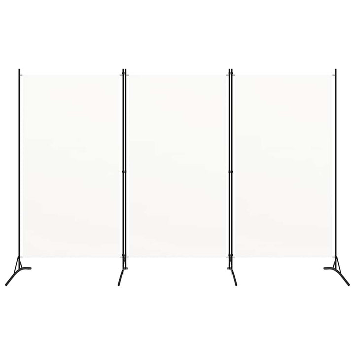 3-panels rumdeler 260x180 cm stof hvid