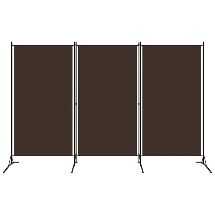3-panels rumdeler 260 x 180 cm brun