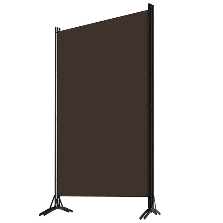 3-panels rumdeler 260 x 180 cm brun