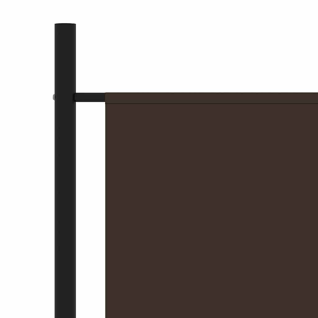3-panels rumdeler 260 x 180 cm brun