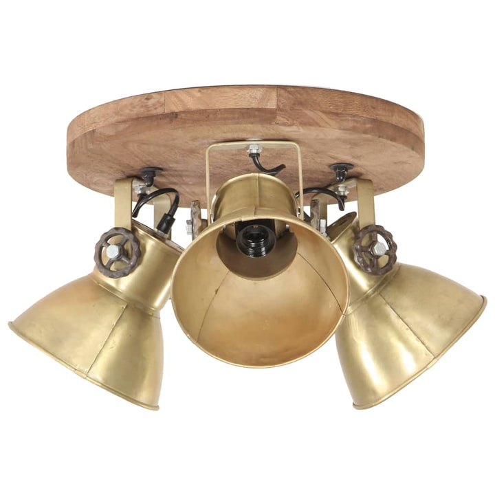industriel loftlampe 25 W 42x27 cm E27 messingfarvet