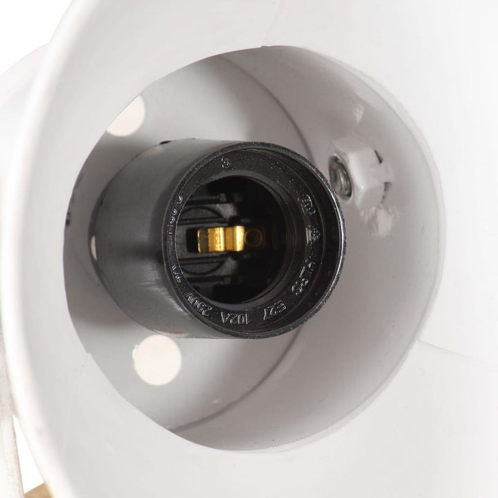 industriel loftlampe 25 W 42x27 cm E27 hvid